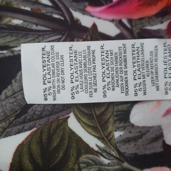 Boohoo Tropical Print Midi Dress - Picture 9 of 12